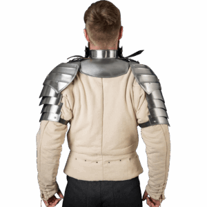 15th Century Pauldrons with Besagews - Polished
