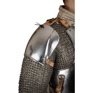 Early 15th Century Pauldrons - Polished