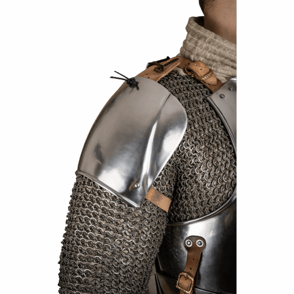 Early 15th Century Pauldrons - Polished