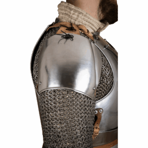 Early 15th Century Pauldrons - Polished
