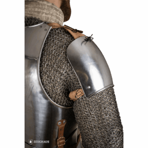 Early 15th Century Pauldrons - Polished