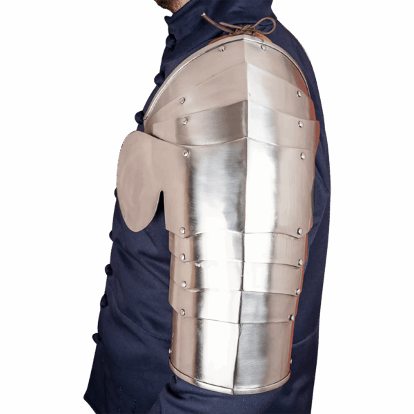 15th Century Pauldrons - Polished
