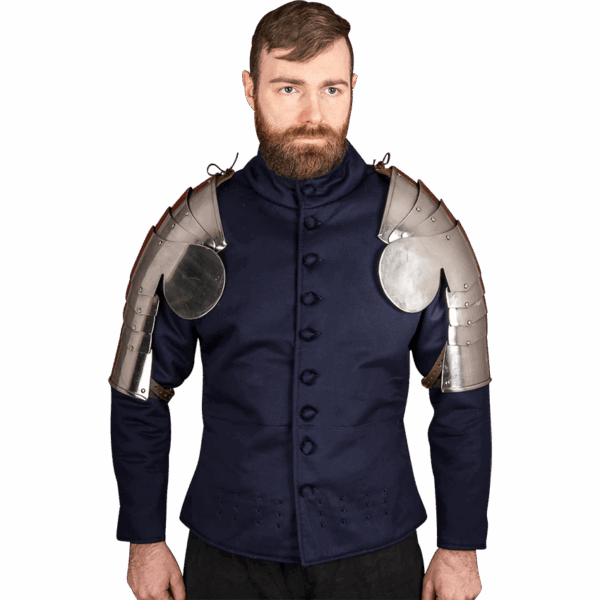 15th Century Pauldrons - Polished