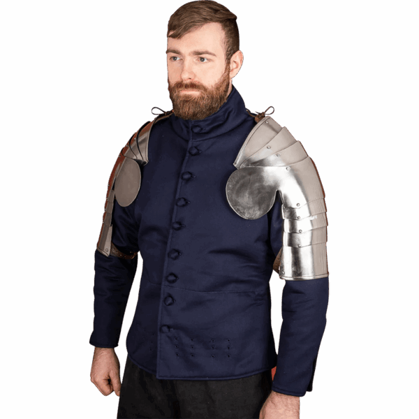 15th Century Pauldrons - Polished