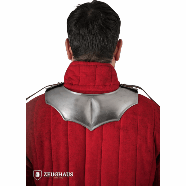 Late Medieval Avenger Steel Gorget - Polished