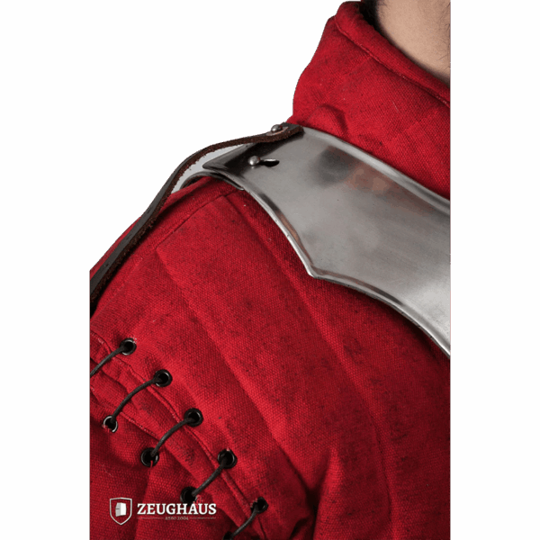 Late Medieval Avenger Steel Gorget - Polished