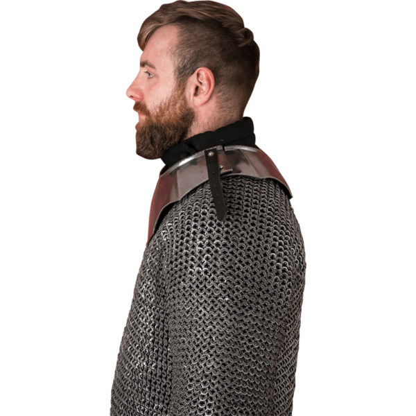 15th Century Gothic Steel Gorget - Polished