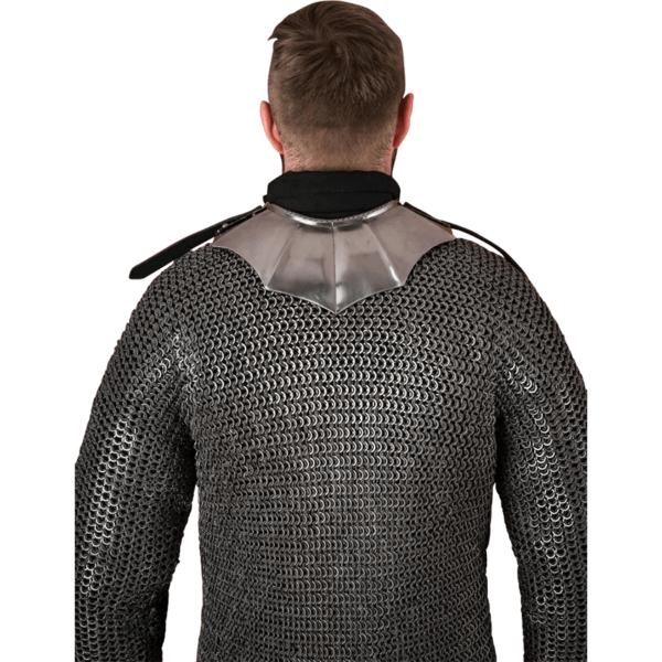 15th Century Gothic Steel Gorget - Polished