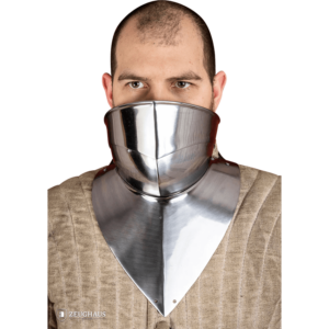16th Century Articulated Gorget with Bevor - Polished
