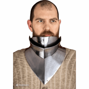 16th Century Articulated Gorget with Bevor - Polished