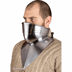 16th Century Articulated Gorget with Bevor - Polished