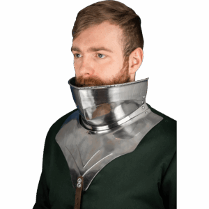 15th Century Articulated Gorget with Bevor - Polished