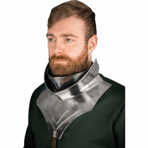 15th Century Articulated Gorget with Bevor - Polished
