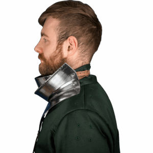 15th Century Articulated Gorget with Bevor - Polished