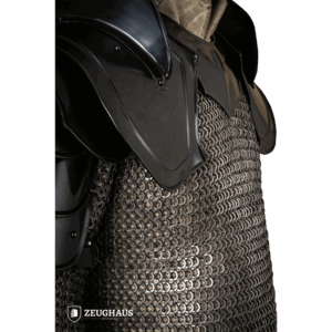 Bladebreaker Warrior Steel Pauldrons - Blackened