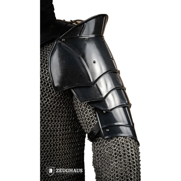 Champion Bladebreaker Pauldrons - Blackened