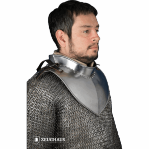 Steel Gorget with Collar - Polished