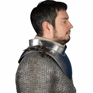 Steel Gorget with Collar - Polished