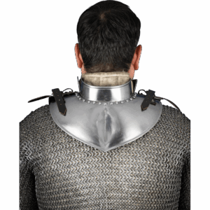 Steel Gorget with Collar - Polished