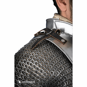 Steel Gorget with Collar - Polished