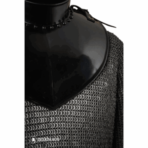 Steel Gorget with Collar - Blackened