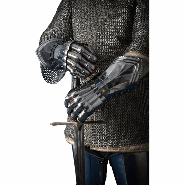 Gothic Steel Gauntlets - Polished