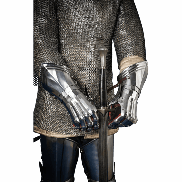 Gothic Steel Gauntlets - Polished