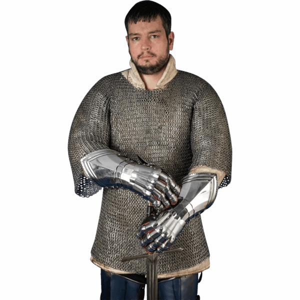Gothic Steel Gauntlets - Polished