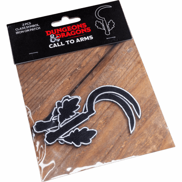 Dungeons & Dragons Class Symbol Druid Patch Set