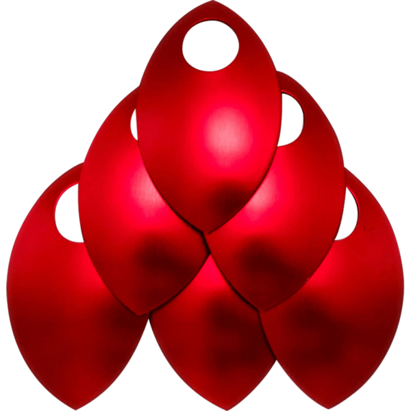 Red Aluminum Armour Scales
