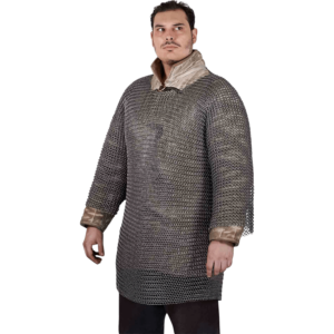 High Tensile Steel Chainmail Haubergeon