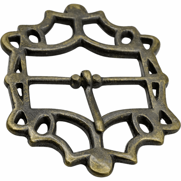 Noble's Ornate Brass Buckle