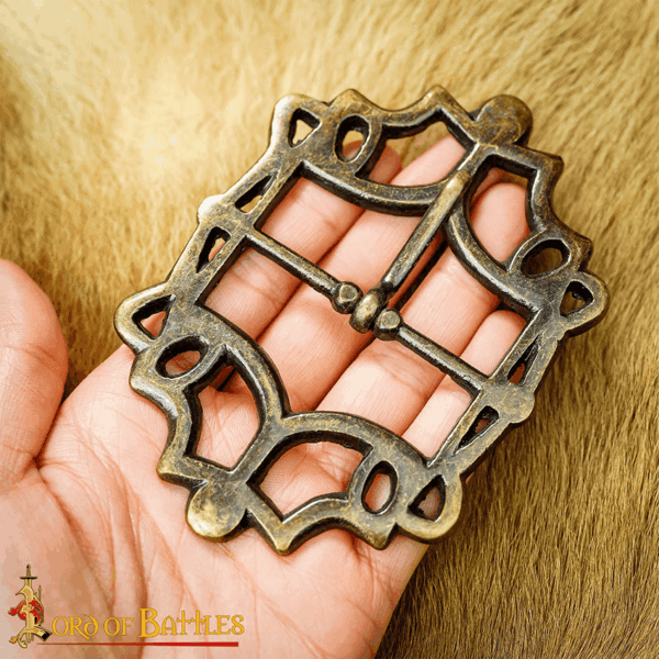 Noble's Ornate Brass Buckle