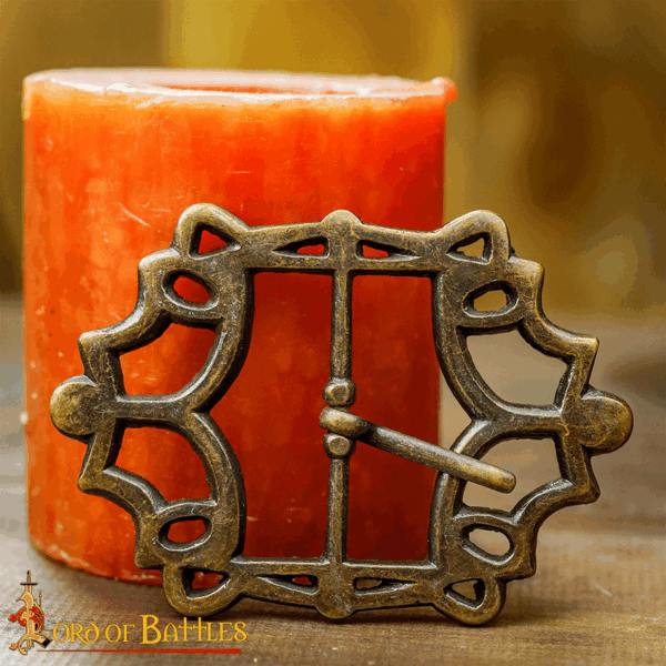 Noble's Ornate Brass Buckle