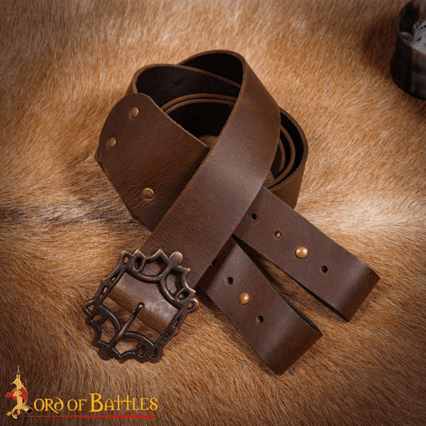 Noble's Ornate Brass Buckle