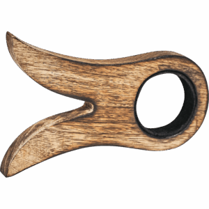 Wooden Drinking Horn Stand