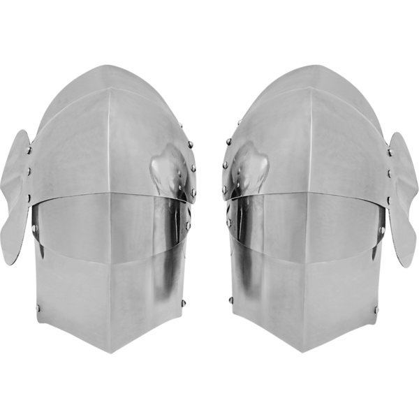 15th Century Archer's Steel Knee Poleyns