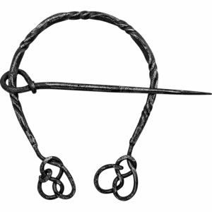 Elvish Ranger Knotted Iron Brooch