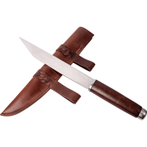 Steel Seax Viking Dagger with Sheath