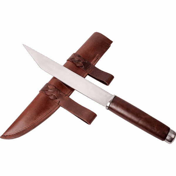 Steel Seax Viking Dagger with Sheath