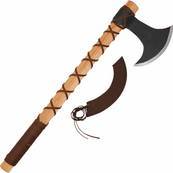 Midgard Viking Axe - Light Hardwood Handle