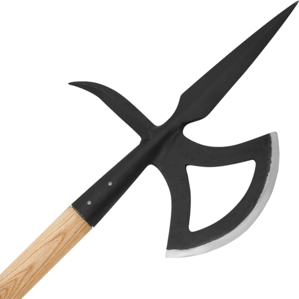 16th Century Spiked Halberd - Light Hardwood Handle