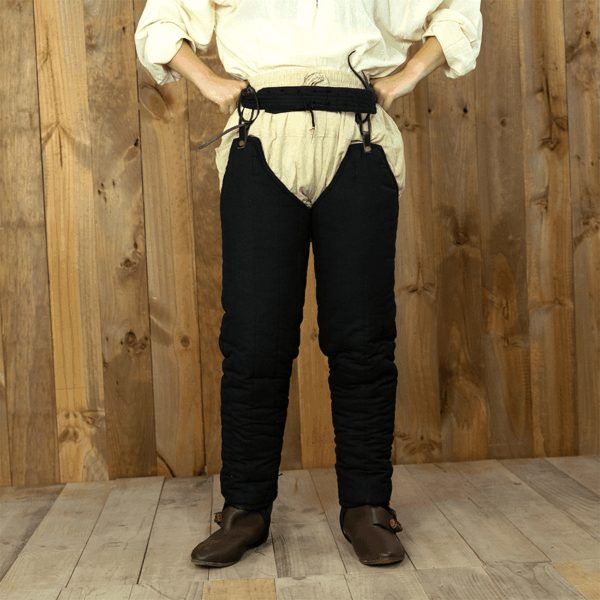 Medieval Padded Arming Belt - Black