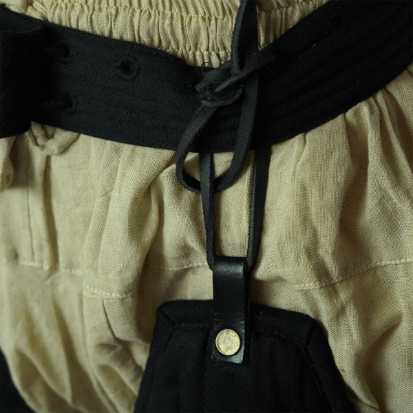 Medieval Padded Arming Belt - Black