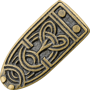 Brass Viking Knot Belt Tip