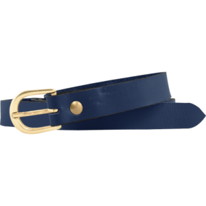 Medieval Leather Buckle Belt - Blue
