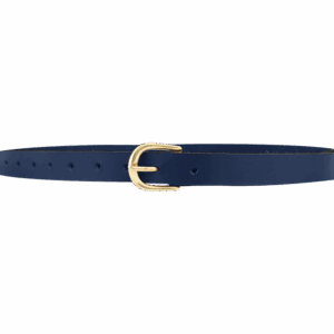 Medieval Leather Buckle Belt - Blue