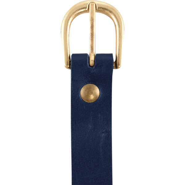 Medieval Leather Buckle Belt - Blue