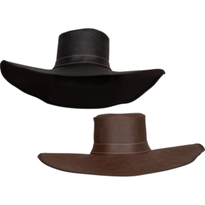 Alatriste Embossed Leather Hat