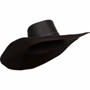 Alatriste Embossed Leather Hat